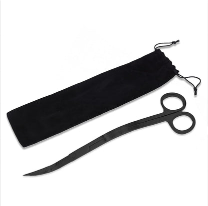 Stainless Steel 12" Curved Aquarium Scissors for Fish Tanks
