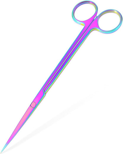 Stainless Steel 12" Curved Aquarium Scissors for Fish Tanks