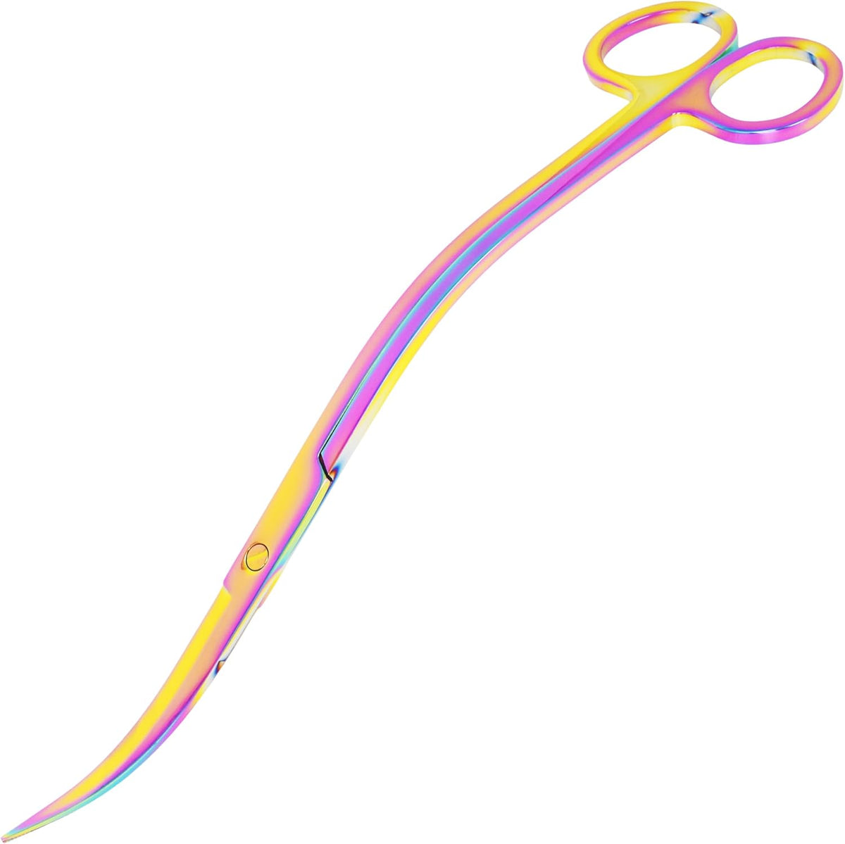 Stainless Steel 12" Curved Aquarium Scissors for Fish Tanks