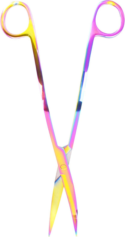 Stainless Steel 12" Curved Aquarium Scissors for Fish Tanks