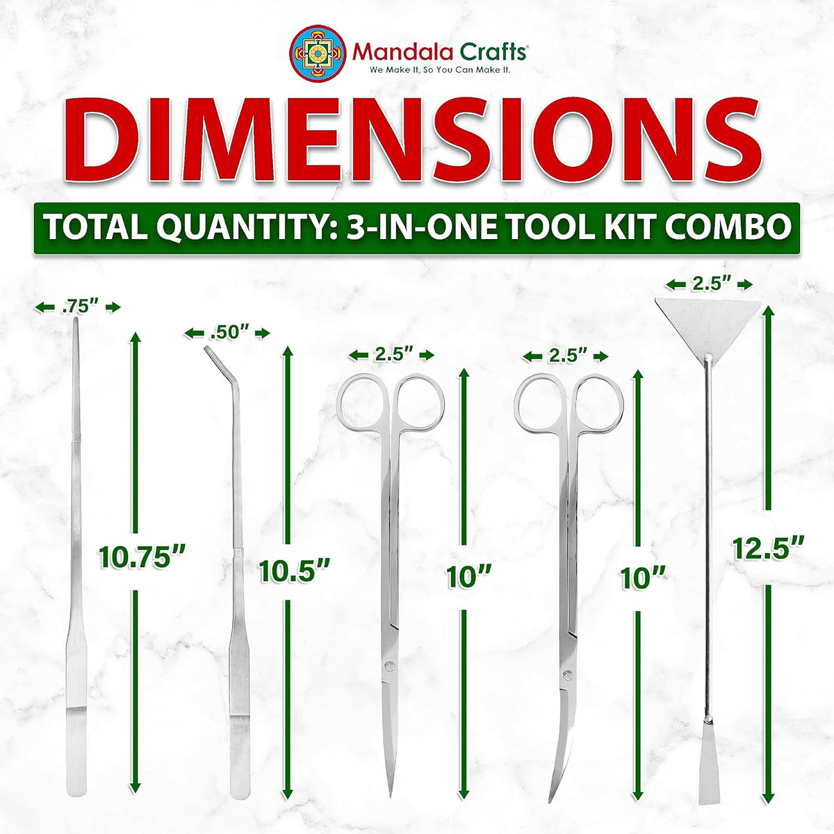 Stainless Steel 12" Curved Aquarium Scissors for Fish Tanks