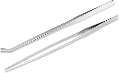 Stainless Steel 12" Curved Aquarium Scissors for Fish Tanks