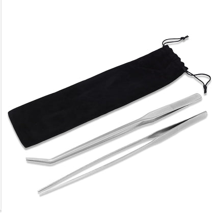 Stainless Steel 12" Curved Aquarium Scissors for Fish Tanks