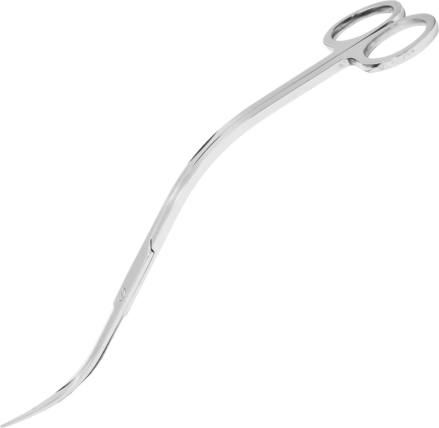 Stainless Steel 12" Curved Aquarium Scissors for Fish Tanks