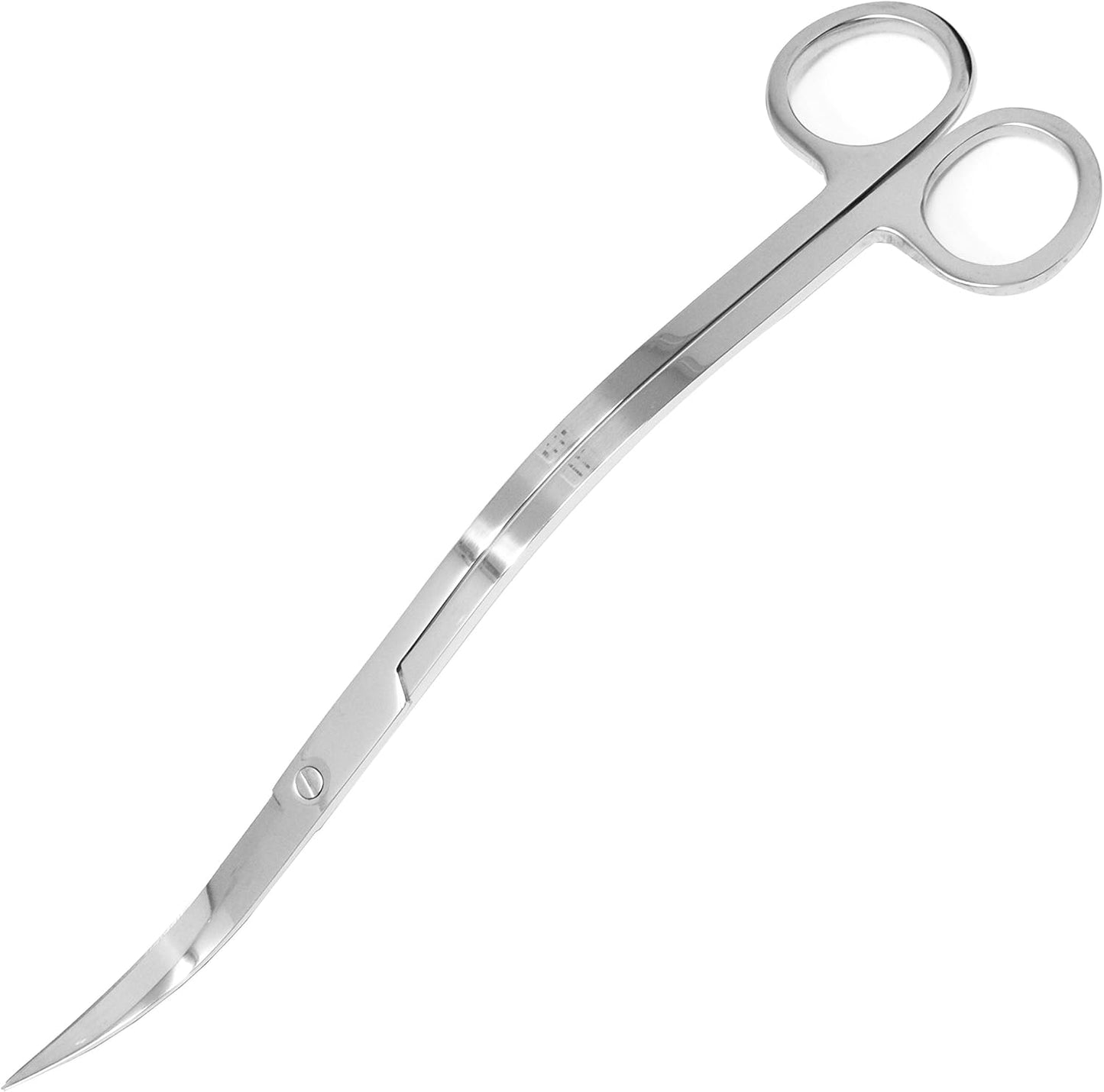 Stainless Steel 12" Curved Aquarium Scissors for Fish Tanks