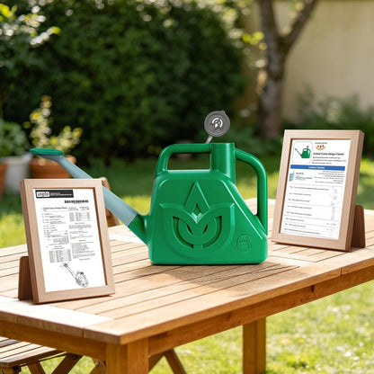 1.5 Gallon Green Watering Can Outdoor Garden Watering Can