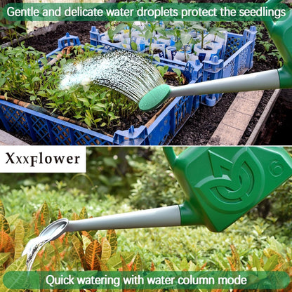 1.5 Gallon Green Watering Can Outdoor Garden Watering Can