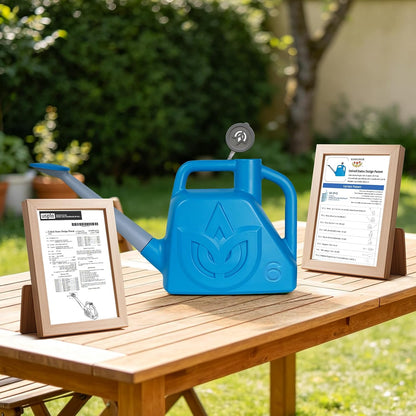 1.5 Gallon Green Watering Can Outdoor Garden Watering Can