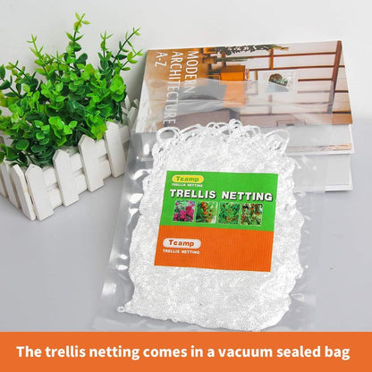 Heavy-Duty Polyester Garden Trellis Netting, 5Ft x15Ft (1 Pack)