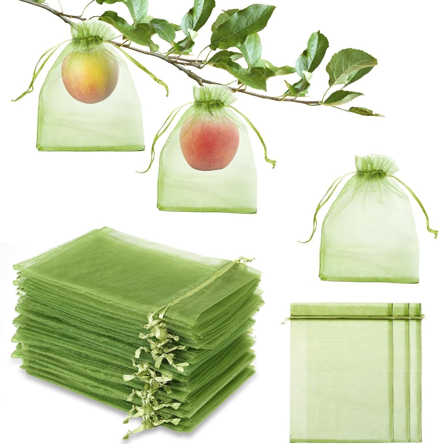 50 PCS 4X6 inches Fruit Protection Bags, Fruit Bags for Fruit Trees