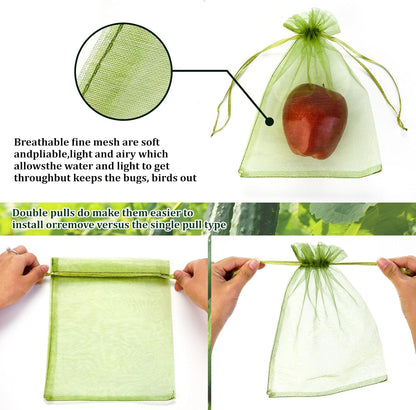 50 PCS 4X6 inches Fruit Protection Bags, Fruit Bags for Fruit Trees