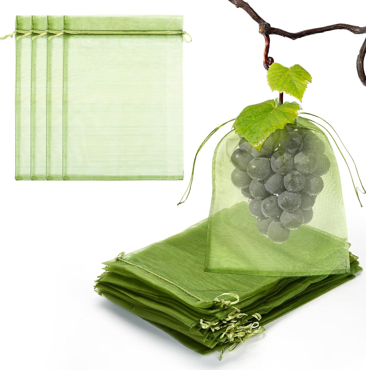 50 PCS 4X6 inches Fruit Protection Bags, Fruit Bags for Fruit Trees