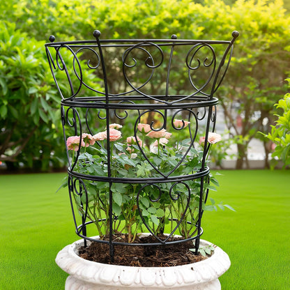 Peony Supports for Outdoor Plants,18.5 x 22.9in Dahlia Stakes
