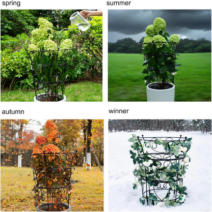 Peony Supports for Outdoor Plants,18.5 x 22.9in Dahlia Stakes