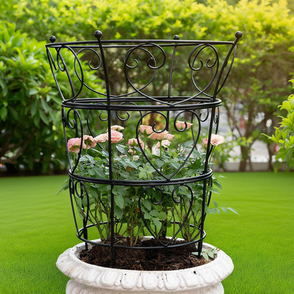 Peony Supports for Outdoor Plants,18.5 x 22.9in Dahlia Stakes