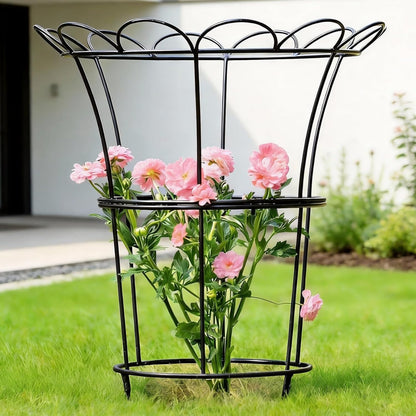 Peony Supports for Outdoor Plants,18.5 x 22.9in Dahlia Stakes