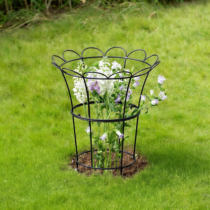 Peony Supports for Outdoor Plants,18.5 x 22.9in Dahlia Stakes