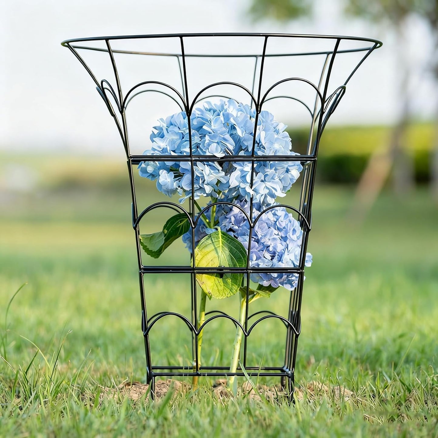Peony Supports for Outdoor Plants,18.5 x 22.9in Dahlia Stakes
