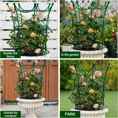 Peony Supports for Outdoor Plants,18.5 x 22.9in Dahlia Stakes