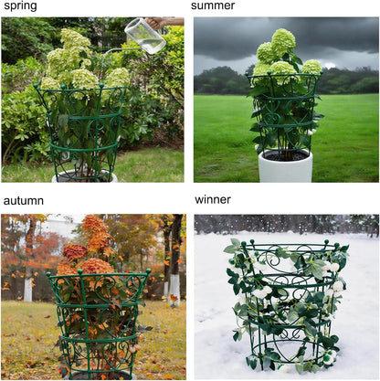 Peony Supports for Outdoor Plants,18.5 x 22.9in Dahlia Stakes