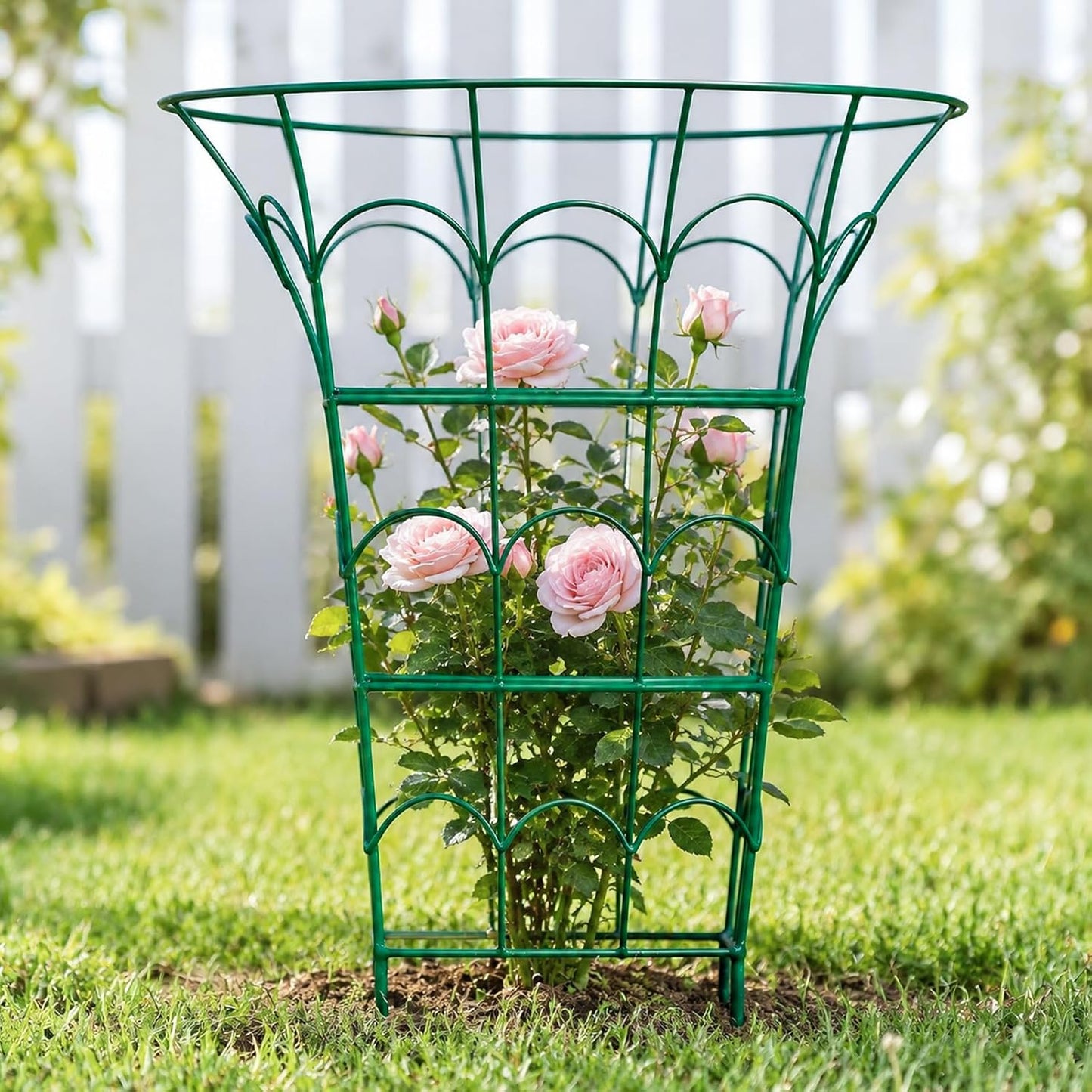 Peony Supports for Outdoor Plants,18.5 x 22.9in Dahlia Stakes