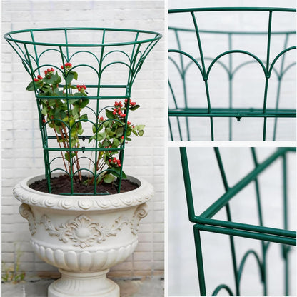 Peony Supports for Outdoor Plants,18.5 x 22.9in Dahlia Stakes