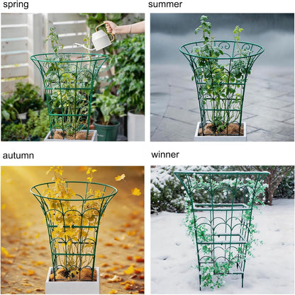 Peony Supports for Outdoor Plants,18.5 x 22.9in Dahlia Stakes