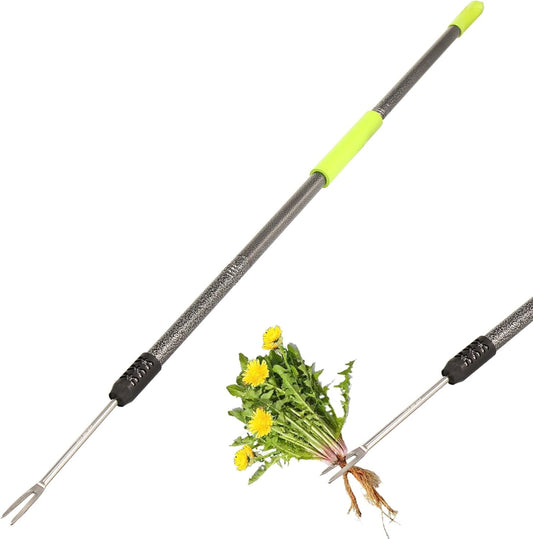 Weed Puller Tool,48" Long Handle Weeder Puller Tool with Soft Grip