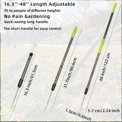 Weed Puller Tool,48" Long Handle Weeder Puller Tool with Soft Grip