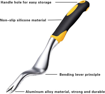 Hand Weed Puller Tool, Manual Garden Weeder Garden Tools for Weeding