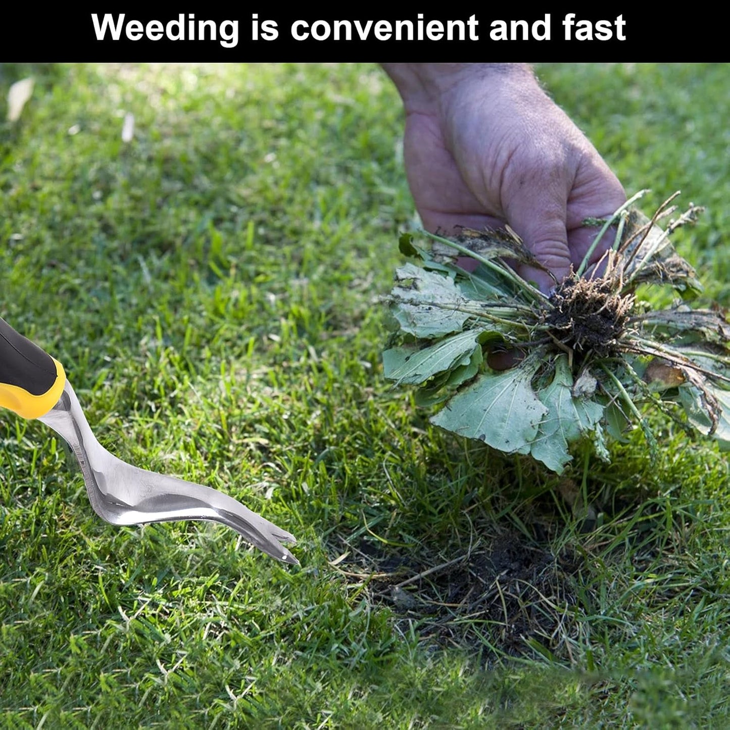 Hand Weed Puller Tool, Manual Garden Weeder Garden Tools for Weeding