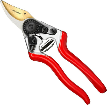 ForgedPRO 8.75" Heavy Duty Professional Titanium Bypass Pruning Shears - Use As Pruners, Garden Shears, Handheld Pruning Shears For Gardening, Clippers, Garden Scissors, Pruner Tool