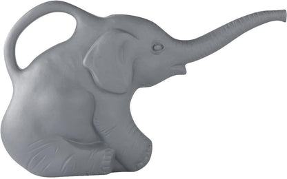 Union 63182 Elephant Watering Can, 2 Quarts, Gray