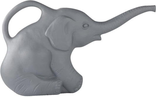 Union 63182 Elephant Watering Can, 2 Quarts, Gray