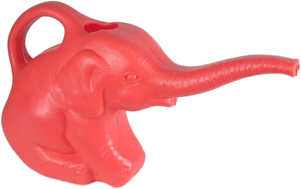 Union 63182 Elephant Watering Can, 2 Quarts, Gray