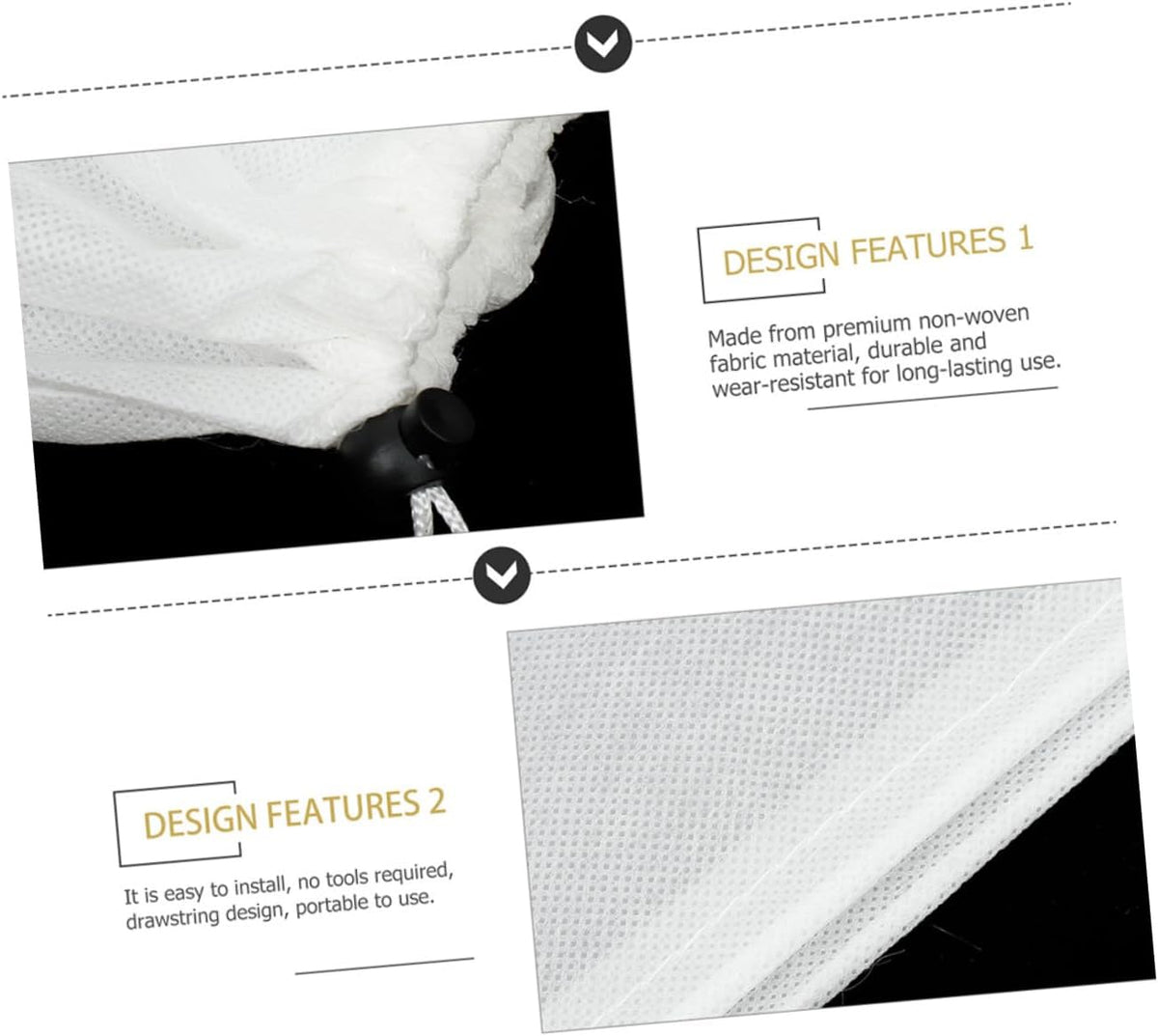 3 Pack Plant Frost Covers Floating Row Plant Protectors Breathable Material for Freezing Protection for Winter