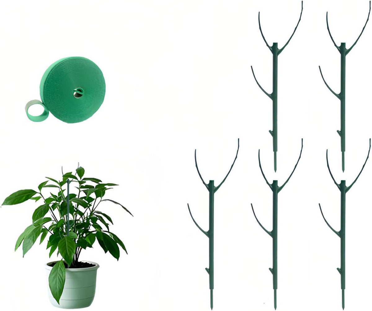 Stackable Monstera Moss Pole, 10 PCS Natural Coir Plant Support Stakes.