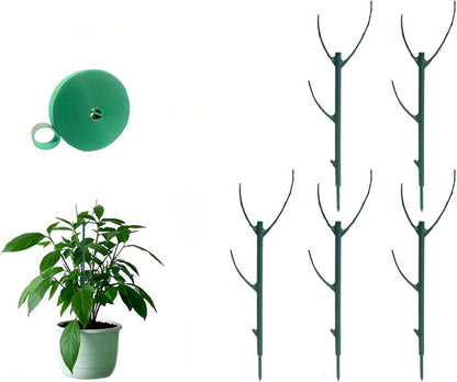 Stackable Monstera Moss Pole, 10 PCS Natural Coir Plant Support Stakes.