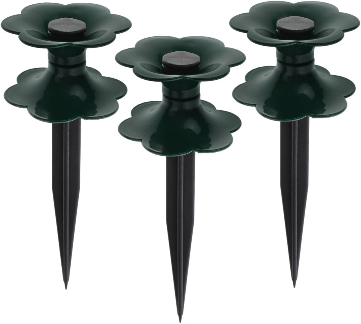 3 Pack Garden Hose Guide Stakes Water Guide Wheels for Hose Direction Control Plant Protection around Flower Beds Lawn Yard Patio and Greenhouse Use