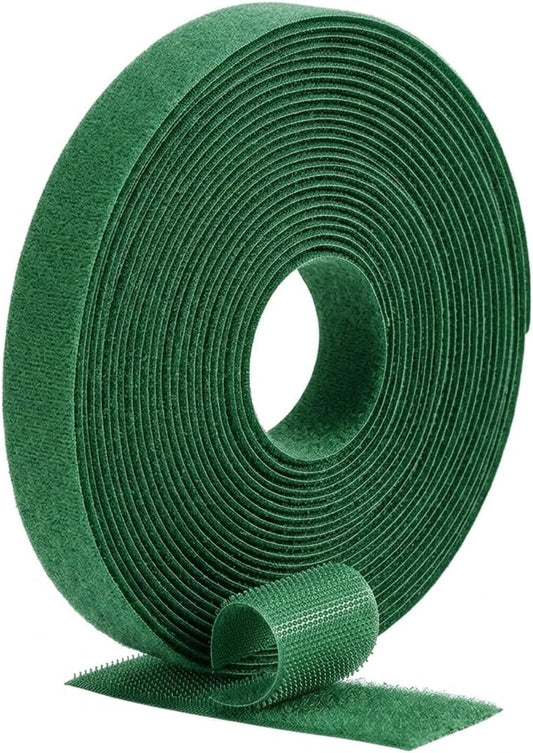 Plant Tape – Reusable Hook and Loop Plant Ties for Climbing Plants, Adjustable Garden Tape for Tomatoes, Vines & Indoor Plants | Nylon, 0.47 in Wide | 1 Roll, 49ft