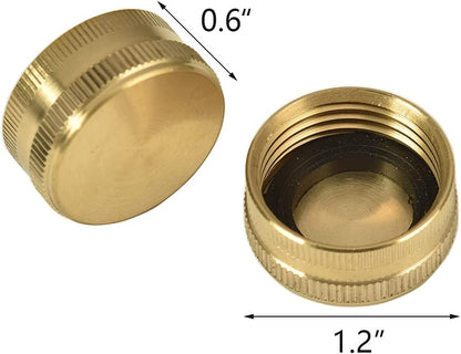2 Pack 3/4" Garden Hose Connector with Dual Swivel for Male Hose to Male Hose, Double Female