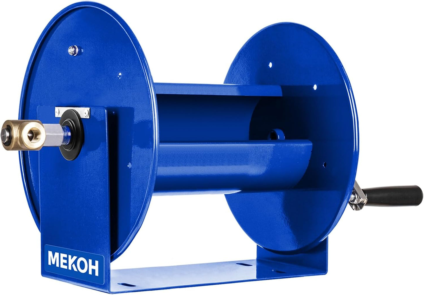 Pressure Washer Hose Reel 150FTx3/8”, 300FTx1/4” Manual Power Washer Hose Reel with M22 14mm Fitting,4500PSI Heavy Duty Hose Reel for Water,High Pressure Metal Reel with Wall/Van/Trailer Mount