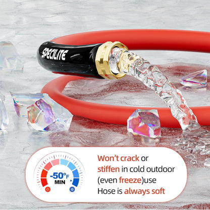 5/8" x 5FT Hot/Cold Short Leader Garden Water Hose, -50℉-190℉