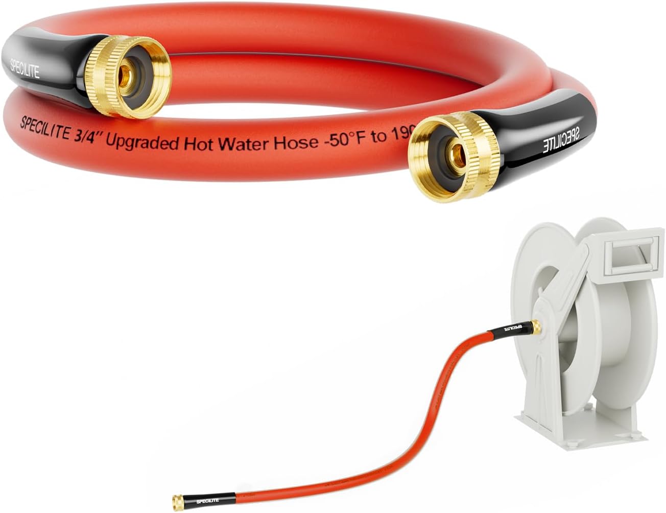 5/8" x 5FT Hot/Cold Short Leader Garden Water Hose, -50℉-190℉