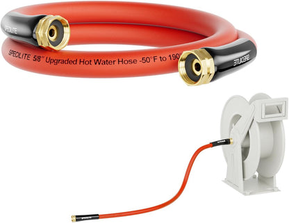 5/8" x 5FT Hot/Cold Short Leader Garden Water Hose, -50℉-190℉