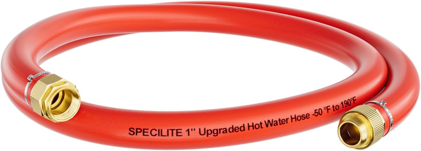 5/8" x 5FT Hot/Cold Short Leader Garden Water Hose, -50℉-190℉