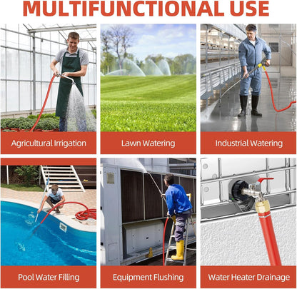 5/8" x 5FT Hot/Cold Short Leader Garden Water Hose, -50℉-190℉