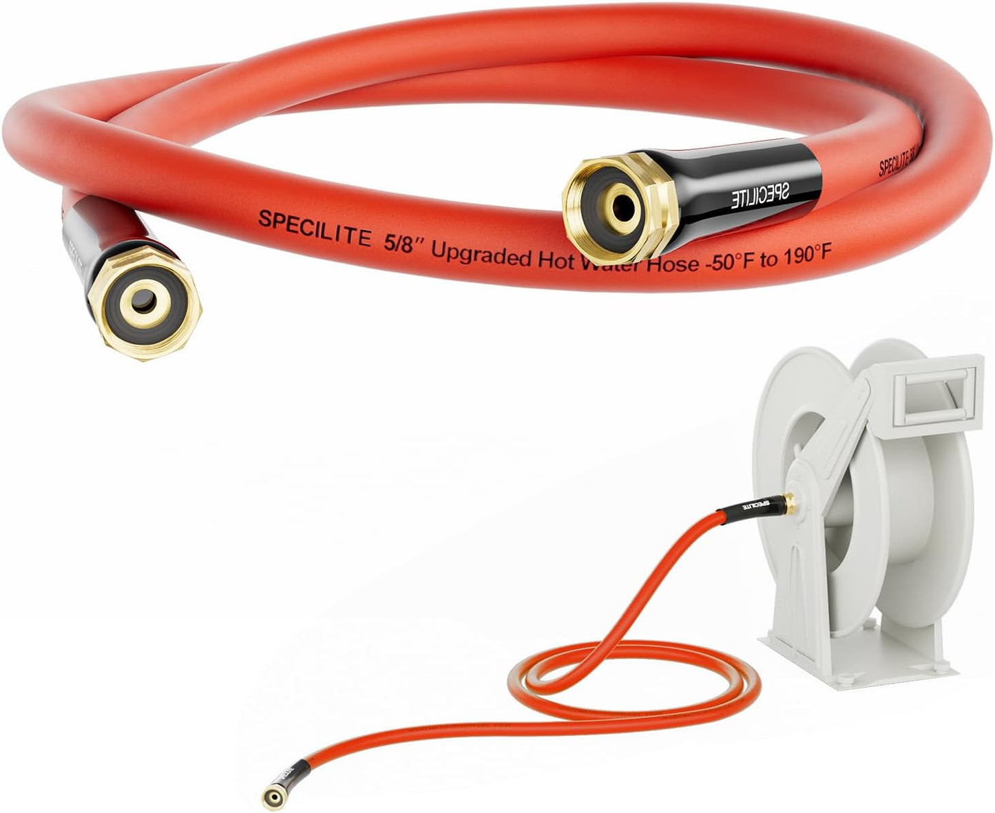 5/8" x 5FT Hot/Cold Short Leader Garden Water Hose, -50℉-190℉