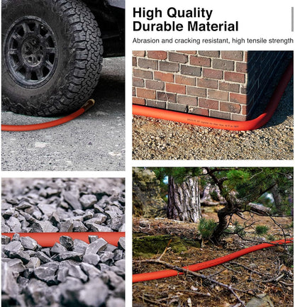5/8" x 5FT Hot/Cold Short Leader Garden Water Hose, -50℉-190℉