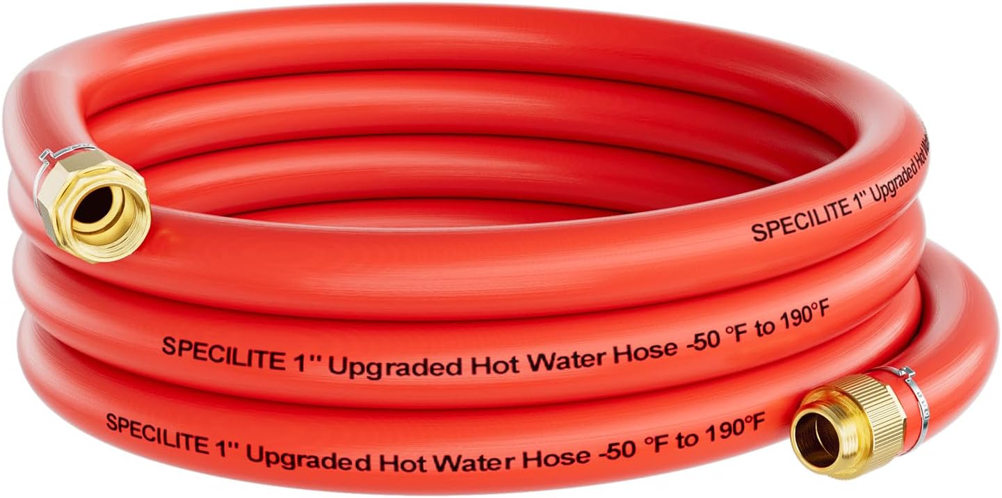 5/8" x 5FT Hot/Cold Short Leader Garden Water Hose, -50℉-190℉